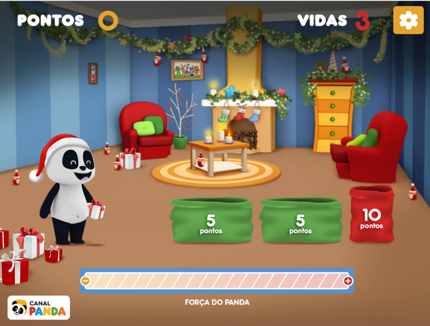 Jogo de Natal do Canal Panda